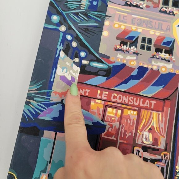 Quitedew Adult City Paint by numbers Advanced Acrylic Painting Completed 16x20 - Picture 12 of 17